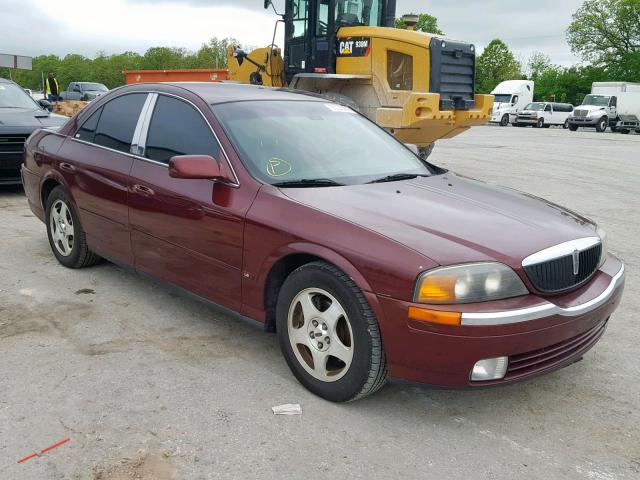 1LNHM87A1YY859353 - 2000 LINCOLN LS MAROON photo 1