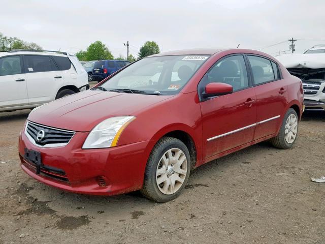 3N1AB6AP3AL693831 - 2010 NISSAN SENTRA 2.0 RED photo 2