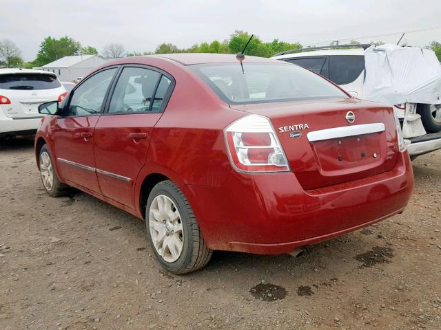 3N1AB6AP3AL693831 - 2010 NISSAN SENTRA 2.0 RED photo 3