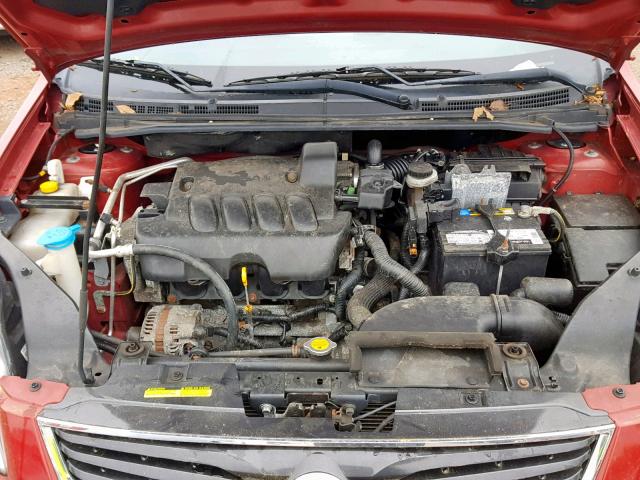 3N1AB6AP3AL693831 - 2010 NISSAN SENTRA 2.0 RED photo 7