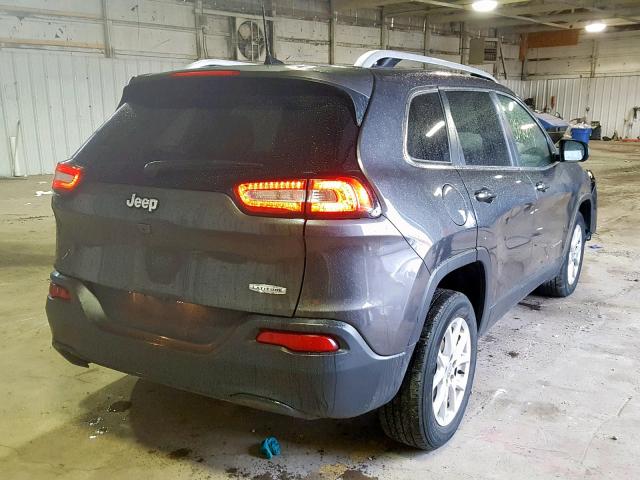 1C4PJLCB1HW540136 - 2017 JEEP CHEROKEE L GRAY photo 4