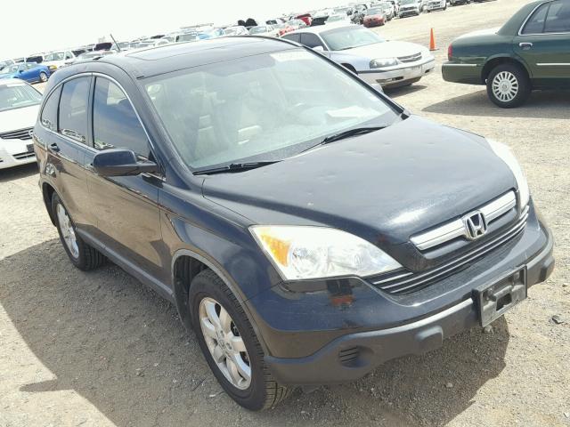 JHLRE38728C032117 - 2008 HONDA CR-V EXL BLACK photo 1