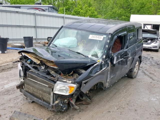 5J6YH28524L023706 - 2004 HONDA ELEMENT EX BLACK photo 2