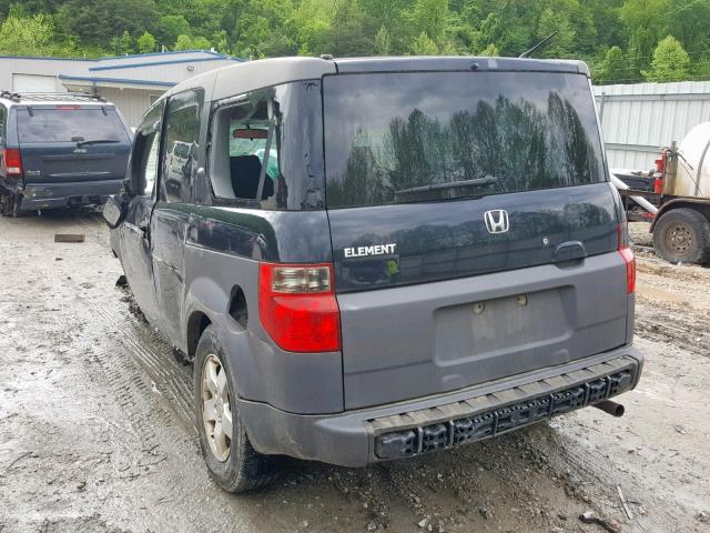 5J6YH28524L023706 - 2004 HONDA ELEMENT EX BLACK photo 3