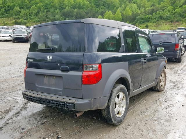 5J6YH28524L023706 - 2004 HONDA ELEMENT EX BLACK photo 4