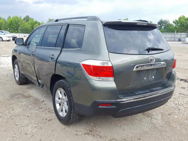 5TDZK3EH5BS039197 - 2011 TOYOTA HIGHLANDER BASE  photo 3