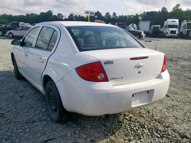 1G1AD5F51A7177201 - 2010 CHEVROLET COBALT 1LT WHITE photo 3