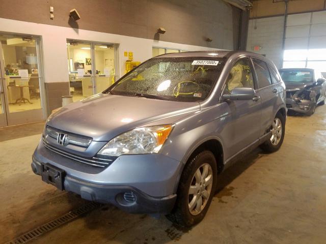 JHLRE38717C046489 - 2007 HONDA CR-V EXL  photo 2