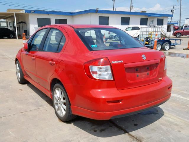 JS2YC417496201560 - 2009 SUZUKI SX4 TOURIN RED photo 3