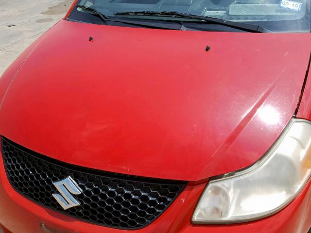 JS2YC417496201560 - 2009 SUZUKI SX4 TOURIN RED photo 9