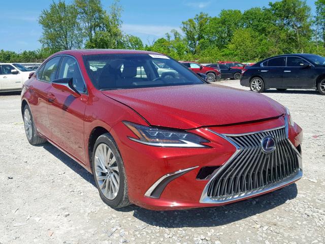 JTHB21B13K2016875 - 2019 LEXUS ES 300H RED photo 1