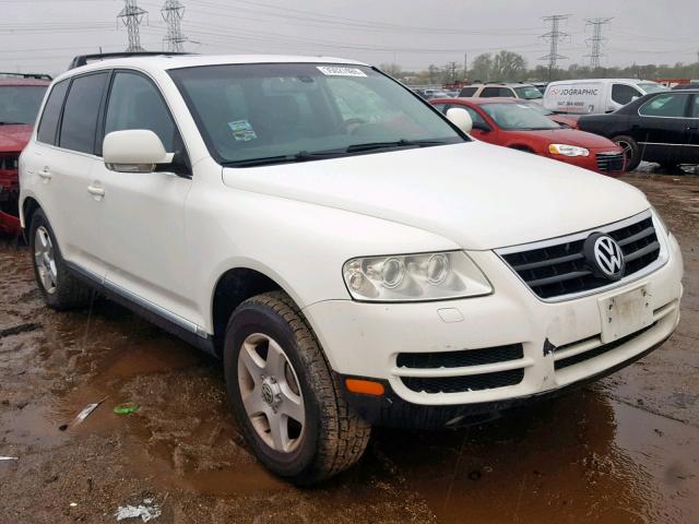 WVGBG77L45D007641 - 2005 VOLKSWAGEN TOUAREG 3. WHITE photo 1