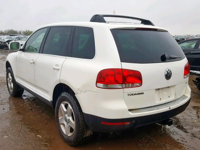 WVGBG77L45D007641 - 2005 VOLKSWAGEN TOUAREG 3. WHITE photo 3