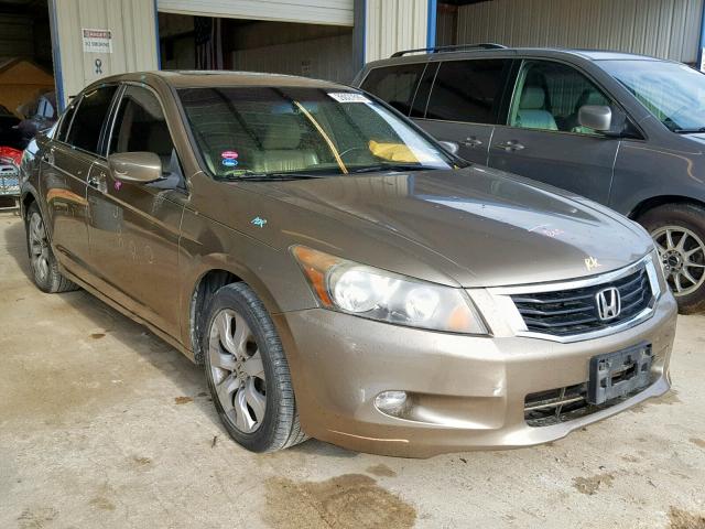 1HGCP368X8A076596 - 2008 HONDA ACCORD EXL TAN photo 1