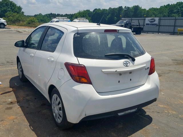 VNKKTUD33HA076577 - 2017 TOYOTA YARIS L WHITE photo 3