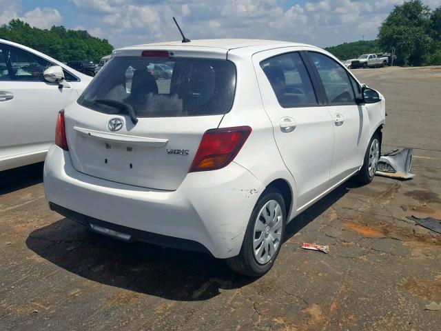 VNKKTUD33HA076577 - 2017 TOYOTA YARIS L WHITE photo 4