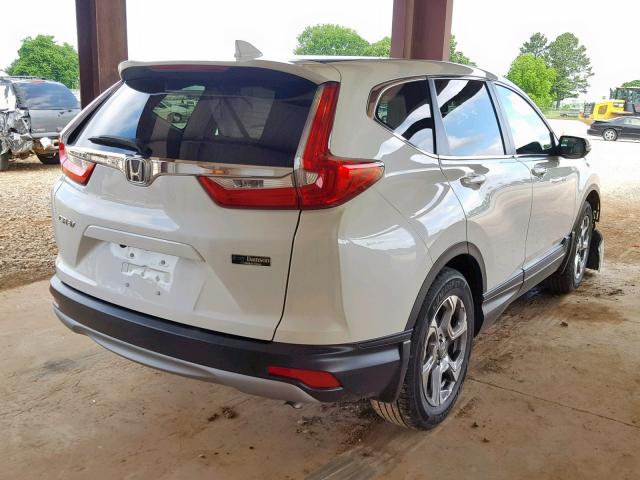 5J6RW1H80JL002878 - 2018 HONDA CR-V EXL WHITE photo 4