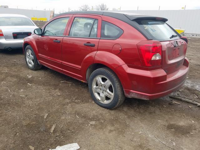 1B3HB48B17D388290 - 2007 DODGE CALIBER SXT  photo 3