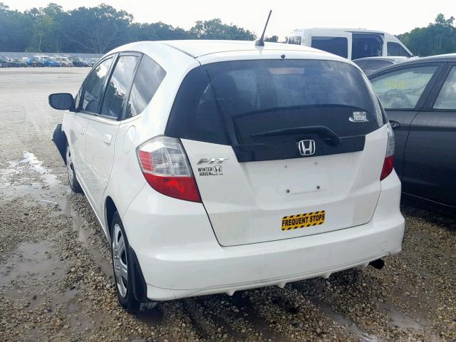 JHMGE8H31CC032163 - 2012 HONDA FIT WHITE photo 3