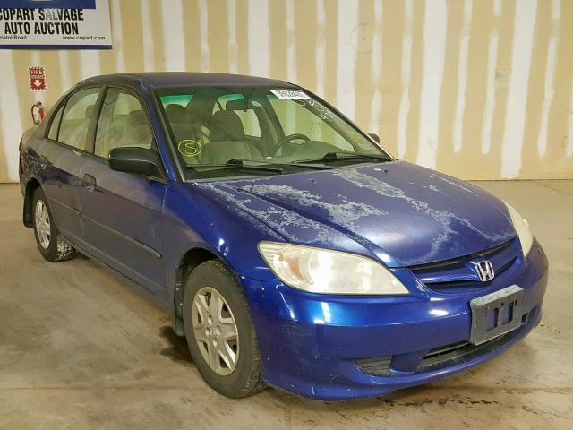 2HGES16314H580515 - 2004 HONDA CIVIC DX V BLUE photo 1