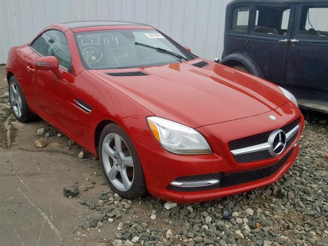 WDDPK4HA4EF074903 - 2014 MERCEDES-BENZ SLK 250 RED photo 1