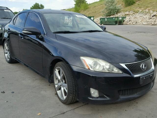 JTHBK262395095062 - 2009 LEXUS IS 250 BLACK photo 1