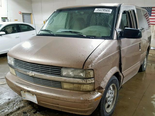 1GNEL19X93B147372 - 2003 CHEVROLET ASTRO TAN photo 2