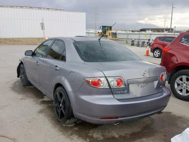 1YVHP80D465M32662 - 2006 MAZDA 6 S GRAY photo 3