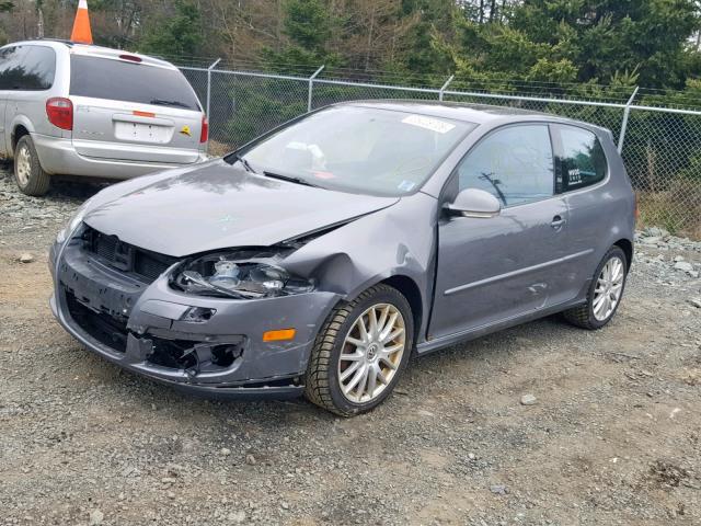 WVWFV71KX7W001510 - 2007 VOLKSWAGEN NEW GTI FA GRAY photo 2