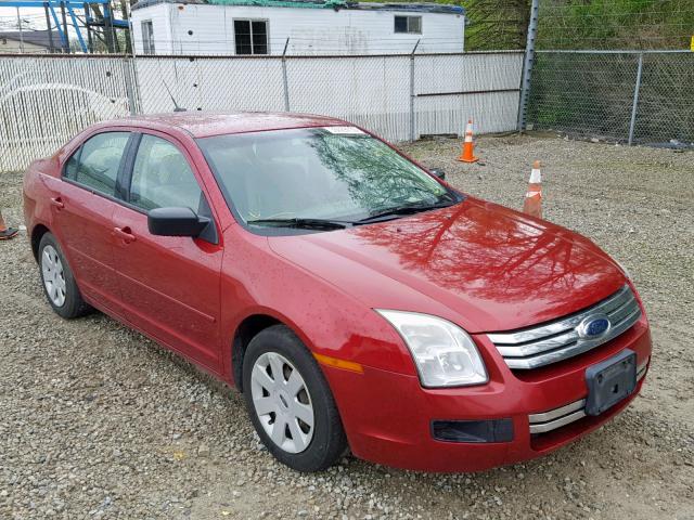 3FAHP06Z18R125319 - 2008 FORD FUSION S RED photo 1