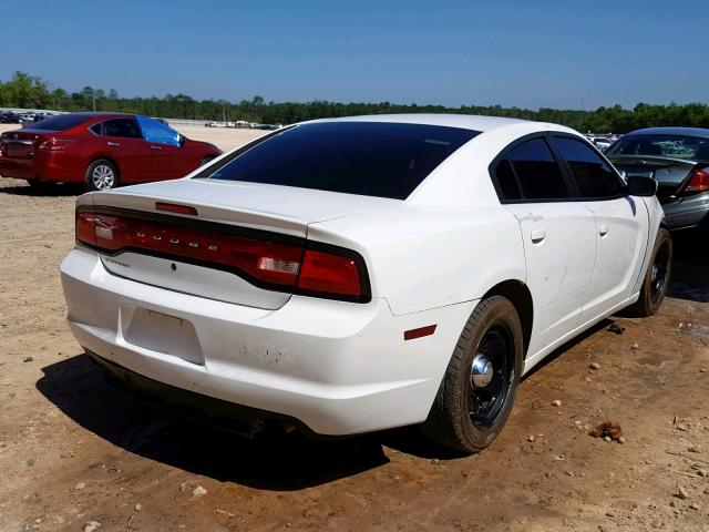 2C3CDXAT5EH367700 - 2014 DODGE CHARGER PO WHITE photo 4