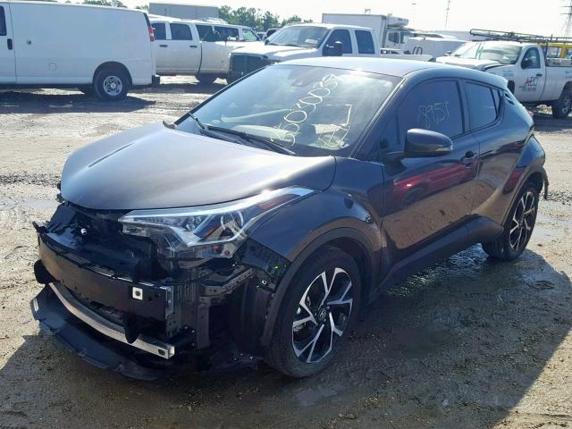 NMTKHMBX2JR058661 - 2018 TOYOTA C-HR XLE GRAY photo 2