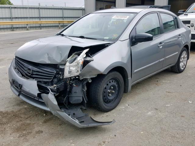 3N1AB6AP9CL751265 - 2012 NISSAN SENTRA 2.0 SILVER photo 2