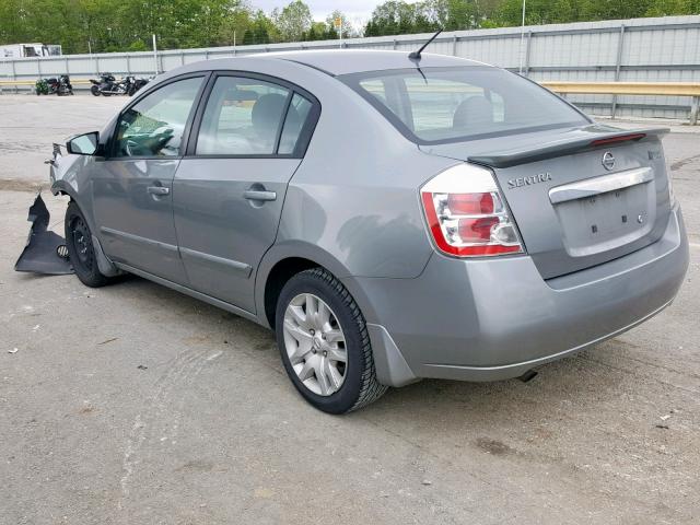 3N1AB6AP9CL751265 - 2012 NISSAN SENTRA 2.0 SILVER photo 3