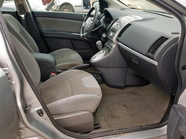 3N1AB6AP9CL751265 - 2012 NISSAN SENTRA 2.0 SILVER photo 5