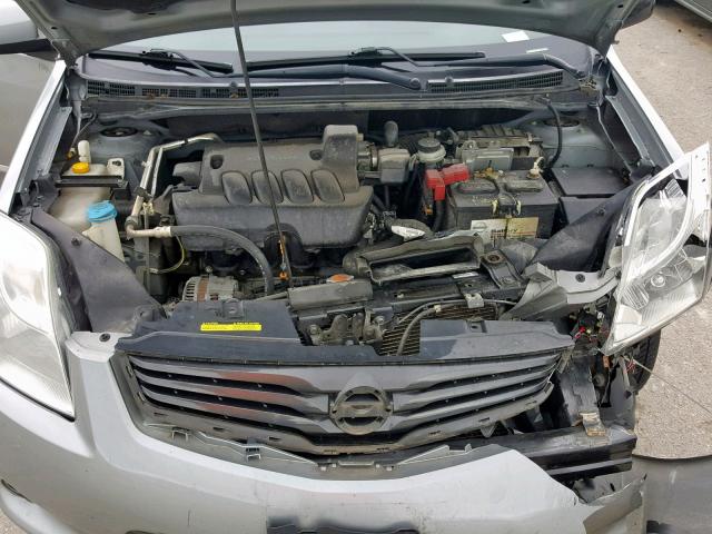 3N1AB6AP9CL751265 - 2012 NISSAN SENTRA 2.0 SILVER photo 7