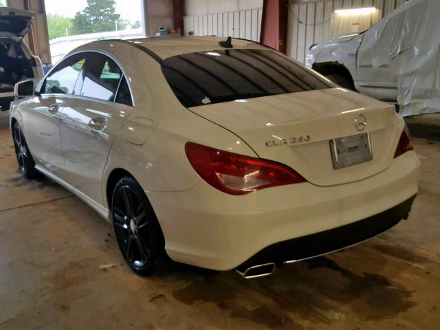 WDDSJ4EB9FN226322 - 2015 MERCEDES-BENZ CLA 250 WHITE photo 3