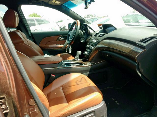 2HNYD2H79AH508155 - 2010 ACURA MDX ADVANC 勃艮第红 照片 5