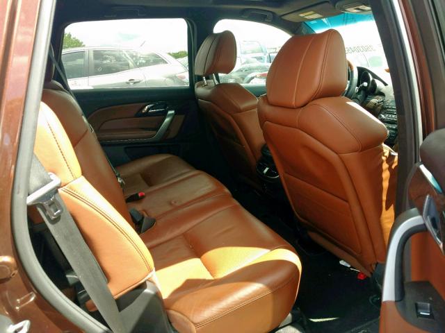 2HNYD2H79AH508155 - 2010 ACURA MDX ADVANC 勃艮第红 照片 6