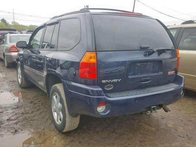 1GKDT43S792124060 - 2009 GMC ENVOY SLT BLUE photo 3