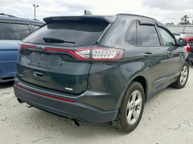 2FMPK3G93FBC35994 - 2015 FORD EDGE SE GREEN photo 4