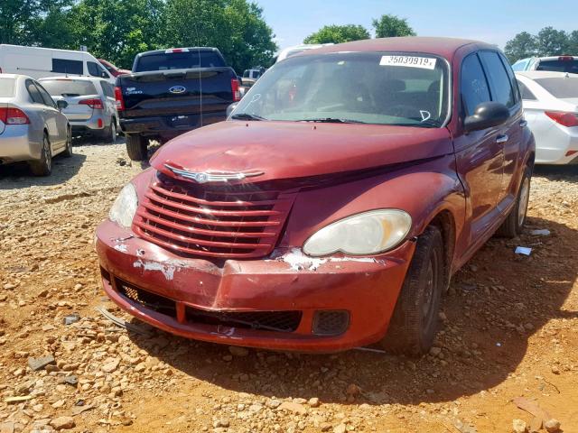 3A8FY48B28T140994 - 2008 CHRYSLER PT CRUISER RED photo 2