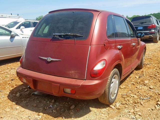 3A8FY48B28T140994 - 2008 CHRYSLER PT CRUISER RED photo 4