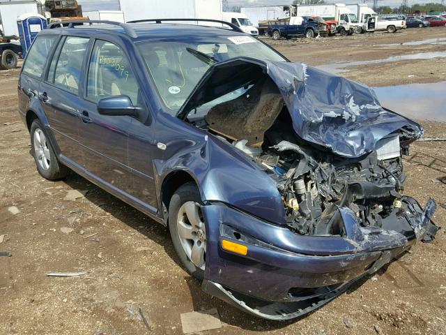 WVWSR61J74W186714 - 2004 VOLKSWAGEN JETTA GLS BLUE photo 1