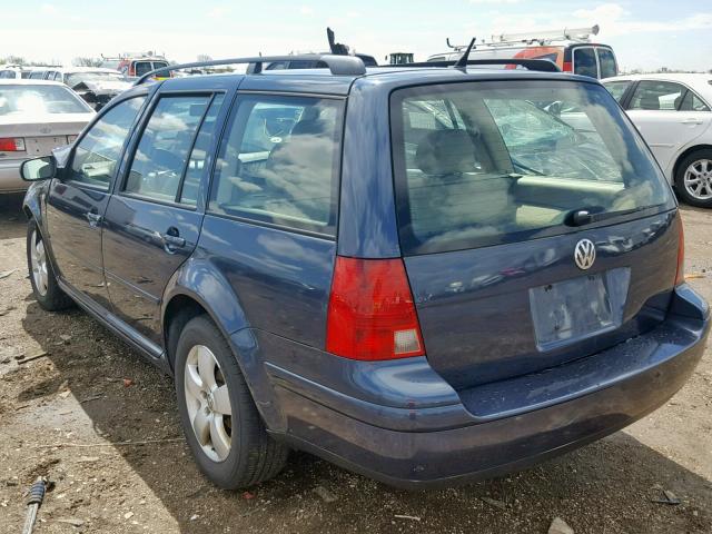 WVWSR61J74W186714 - 2004 VOLKSWAGEN JETTA GLS BLUE photo 3