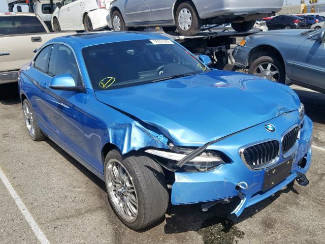 WBA2J1C52JVD09184 - 2018 BMW 230I BLUE photo 1