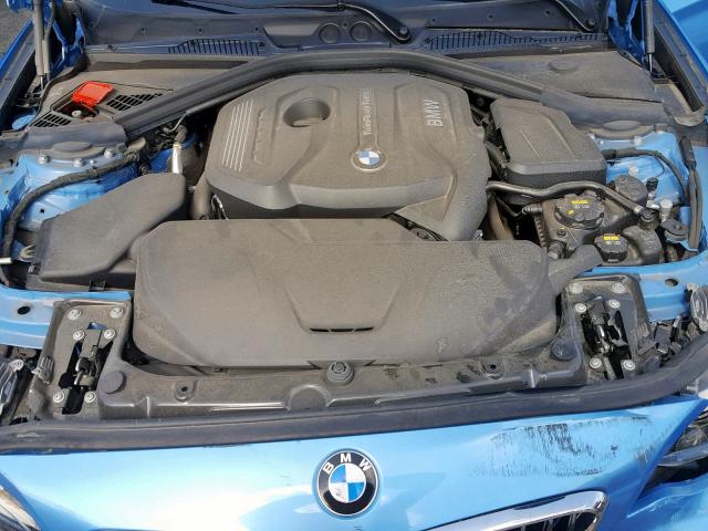 WBA2J1C52JVD09184 - 2018 BMW 230I BLUE photo 7