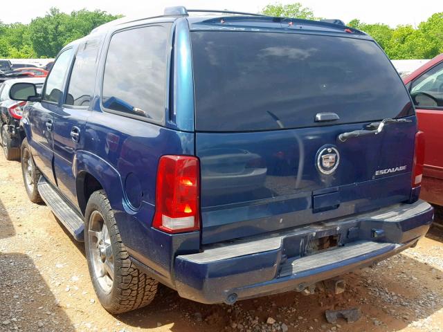 1GYEK63N15R198482 - 2005 CADILLAC ESCALADE L BLUE photo 3