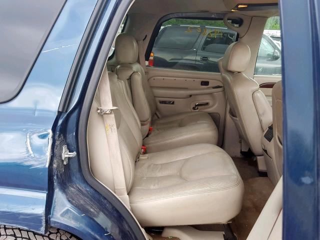 1GYEK63N15R198482 - 2005 CADILLAC ESCALADE L BLUE photo 6