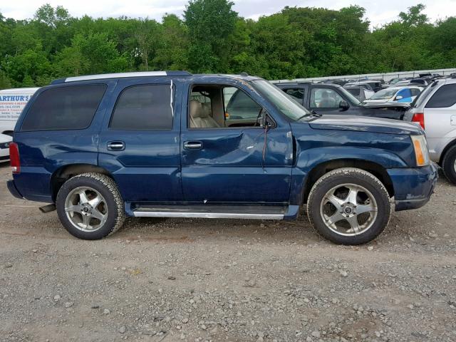 1GYEK63N15R198482 - 2005 CADILLAC ESCALADE L BLUE photo 9